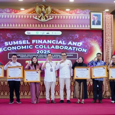 OJK Sumsel Dorong Kolaborasi Keuangan Inklusif dan Wirausaha Muda Lewat Sumsel Financial and Economic Collaboration 2025 OJK Provinsi Sumatera Selatan bersama Pemerintah Provinsi Sumatera Selatan dan para pemangku kepentingan saat pelaksanaan Sumsel Financial and Economic Collaboration 2025