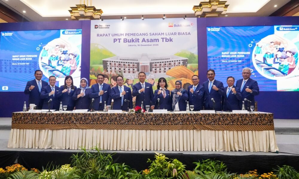 Gelar RUPSLB 2025, PTBA Perkuat Tata Kelola dan Strategi Bisnis Perusahaan.