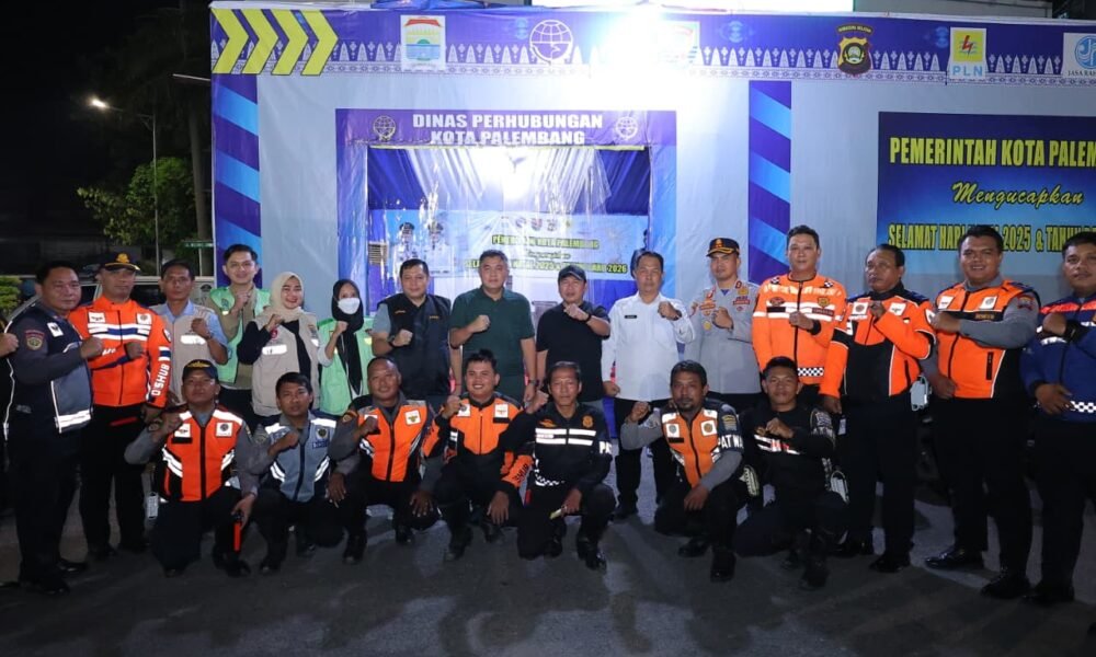 Sekda Palembang Tinjau Langsung Posko Nataru, 300 Personel Gabungan Dikerahkan.