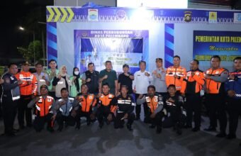 Sekda Palembang Tinjau Langsung Posko Nataru, 300 Personel Gabungan Dikerahkan.