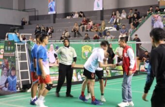 Wali Kota Palembang Drs. Ratu Dewa secara resmi menutup Kejuaraan Bulu Tangkis Palembang Cup IV 2025 di GOR Dempo, Jakabaring Sport City, Minggu (28/12/2025).