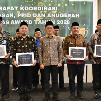 Apresiasi Insan Informasi, Kemenag Sumsel Serahkan 70 Piagam Anugerah Humas Award 2026