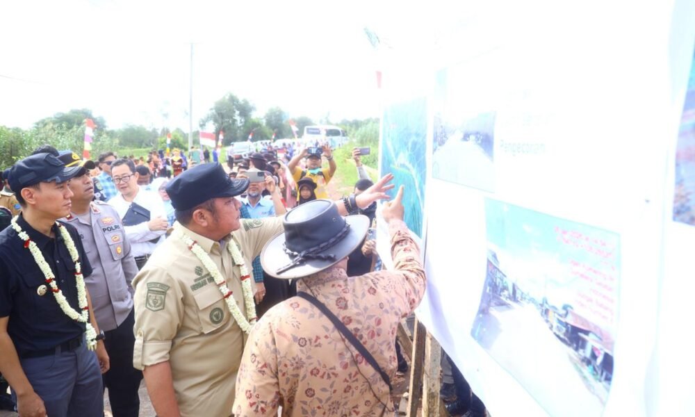 Gubernur Herman Deru Apresiasi Kualitas Pembangunan Jalan CSR PT OKI Pulp di Air Sugihan