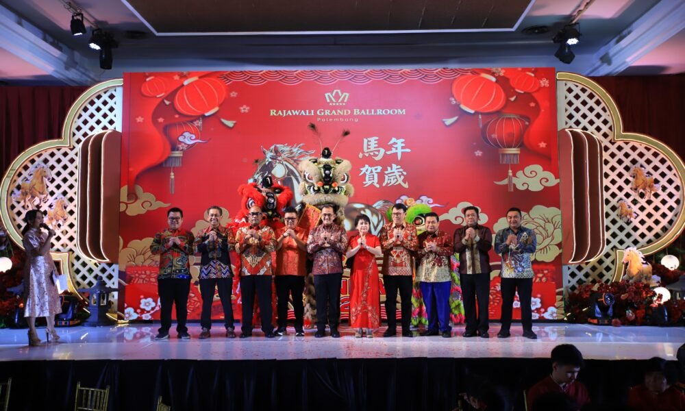 Hadiri Imlek Bersama Warga Tionghoa, Sekda Edward Candra Tegaskan Komitmen Harmoni dan Persatuan di Sumsel