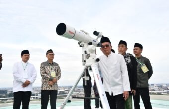 Rukyatul Hilal dari Ketinggian Palembang, Kakanwil Kemenag Sumsel Sampaikan Pesan Kerukunan