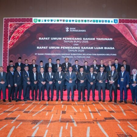 Bank Sumsel Babel Tetapkan Pembagian Dividen Rp302,9 Miliar dalam RUPS Tahunan Tahun Buku 2025 Bank Sumsel Babel Tetapkan Pembagian Dividen Rp302,9 Miliar dalam RUPS Tahunan Tahun Buku 2025