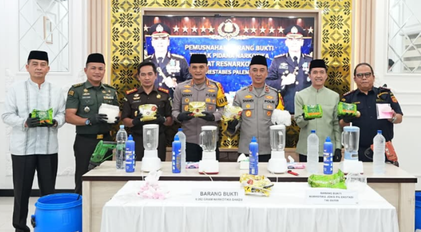 Musnahkan sabu dan pil ekstasi Jaringan Narkoba Lintas Negara, 66 Ribu Jiwa Terselamatkan