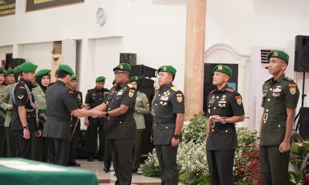 Pimpin Sertijab 3 Pejabat Jajaran Kodam II/Sriwijaya, Mayjen TNI Ujang Tegaskan Hal Ini