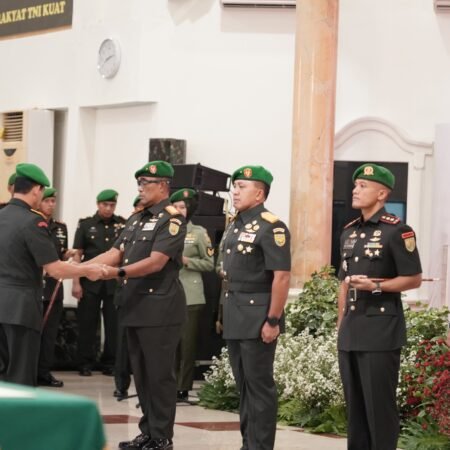 Pimpin Sertijab 3 Pejabat Jajaran Kodam II/Sriwijaya, Mayjen TNI Ujang Tegaskan Hal Ini