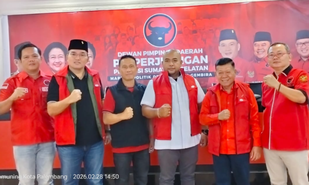 Eks Ketua PSI Musi Rawas dan 2 Pengurus PSI Muba Resmi Bergabung ke PDIP Sumsel