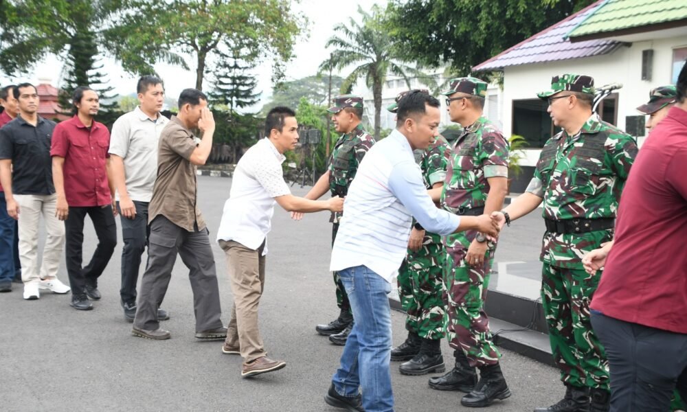 Usai Dinas Cuti Lebaran, Korem 044/Gapo Awali dengan Apel Pengecekan dan Silaturahmi