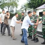 Usai Dinas Cuti Lebaran, Korem 044/Gapo Awali dengan Apel Pengecekan dan Silaturahmi