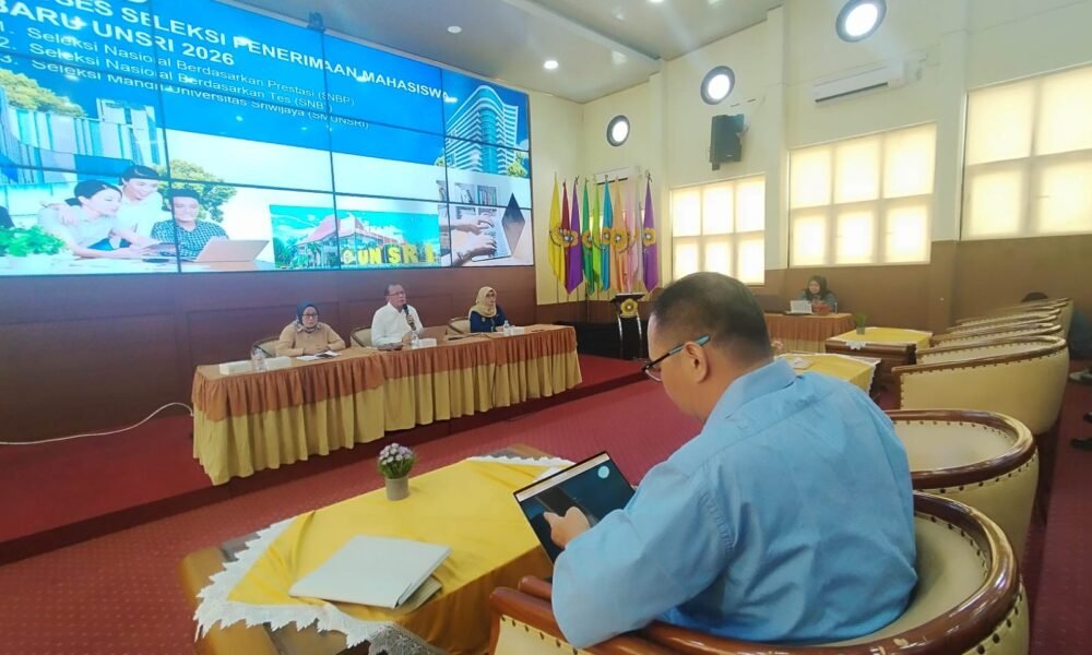 Unsri Umumkan Hasil SNBP 2026 Hari Ini, 23 Ribu Pendaftar Rebut 2.294 Kursi