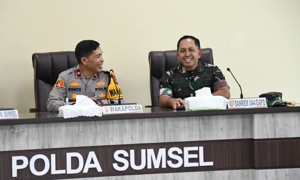 Terus Bersinergi dengan Polda Sumsel, Danrem 044/Gapo Dukung Operasi Ketupat 2026