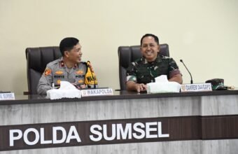 Terus Bersinergi dengan Polda Sumsel, Danrem 044/Gapo Dukung Operasi Ketupat 2026