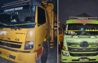 Diangkut Tronton, 80 Ton Batu Bara Ilegal Asal Muara Enim Tujuan Cilegon Disergap Polda Sumsel di Jalintim OKU