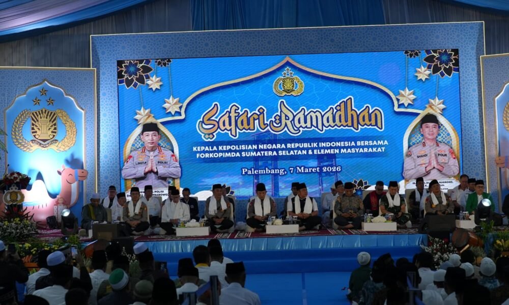 Safari Ramadan di Palembang, Kapolri Serukan Persatuan Nasional Hadapi Ketegangan Global