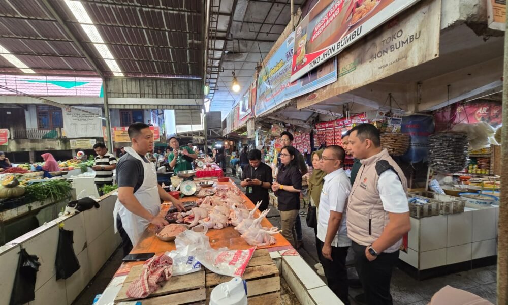 Jelang Idulftri Satgas Pangan Pastikan Stok dan Harga Bapokting di Palembang Terkendali