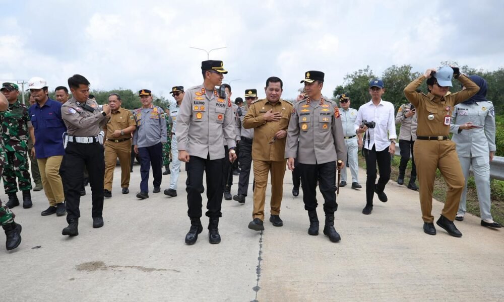 Kapolda Sumsel Tinjau Langsung Tol Kapal Betung, Jelang Operasi Ketupat Musi 2026