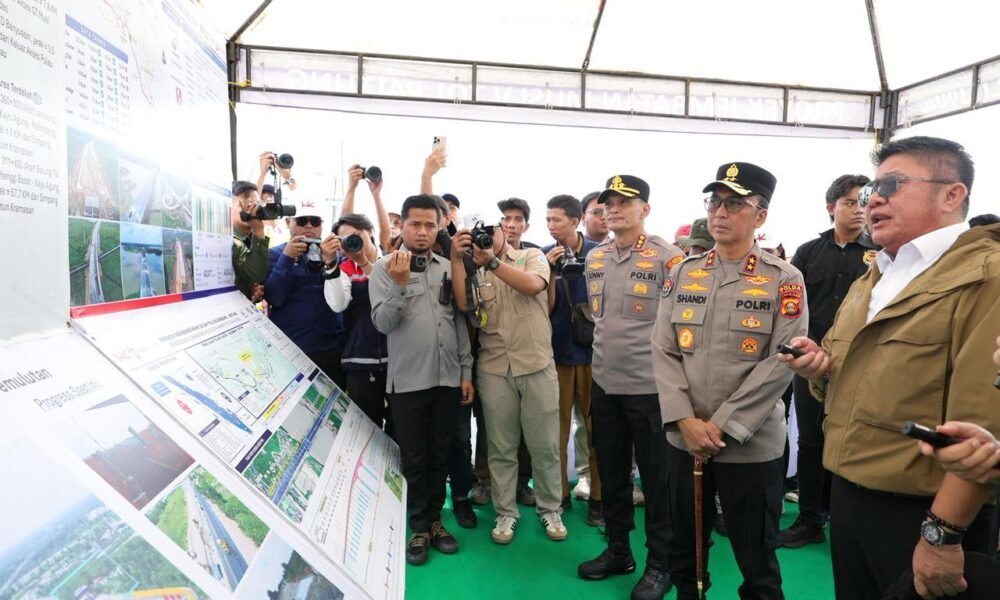 Kawal Langsung Kesiapan Jalur Mudik Tol Kapal Betung Banyuasin, Kapolda Sumsel Pastikan Infrastruktur dan Pengamanan Mudik