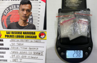 Sarjana Pengangguran di Lubuk Linggau Simpan 14 Paket Sabu di Bawah Kasur dalam Pondok