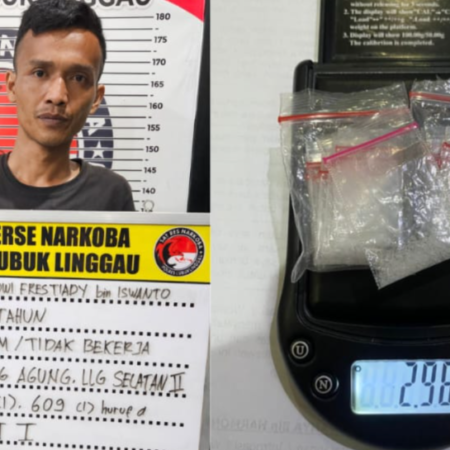 Sarjana Pengangguran di Lubuk Linggau Simpan 14 Paket Sabu di Bawah Kasur dalam Pondok