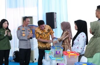 Jelang Lebaran Polri–Bulog Salurkan 135 Ton Beras di Sumsel Lewat Gerakan Pangan Murah