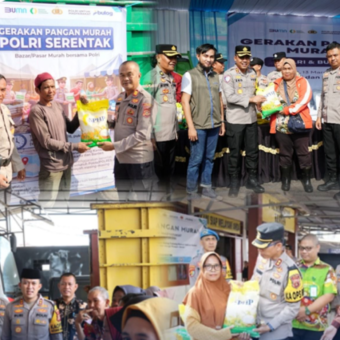Gerakan Pangan Murah Serentak Polda Sumsel di 47 Titik, 18.900 Warga Beli Beras Murah Gerakan Pangan Murah Serentak Polda Sumsel di 47 Titik, 18.900 Warga Beli Beras Murah