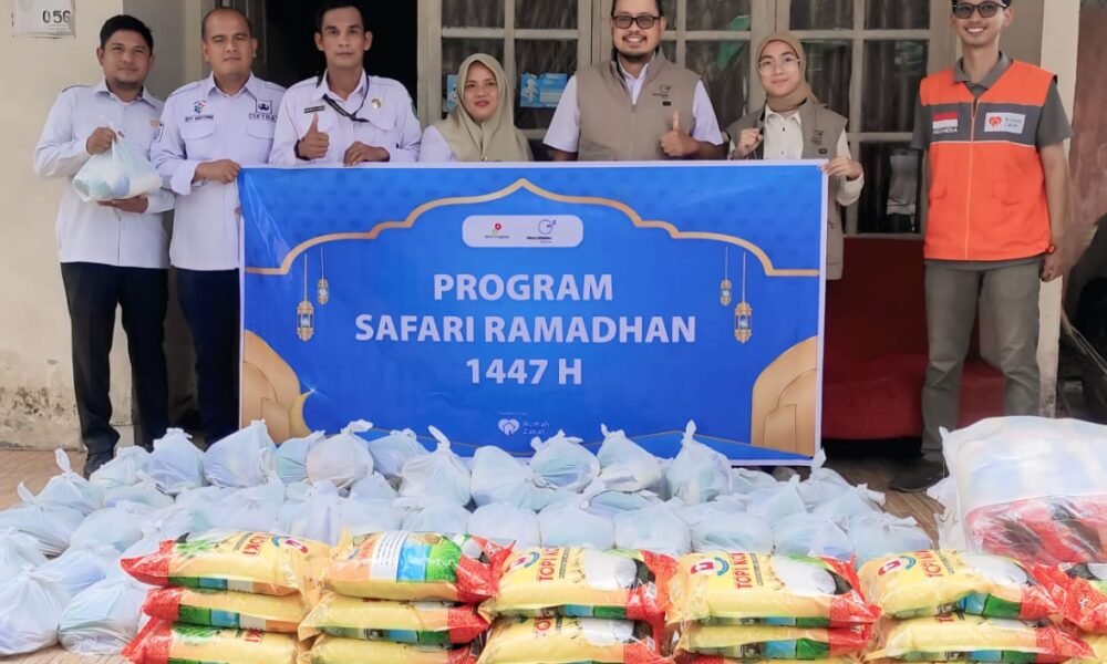 Ramadan Berbagi, Medco E&P Salurkan 565 Paket Sembako kepada Masyarakat di Musi Banyuasin dan Banyuasin