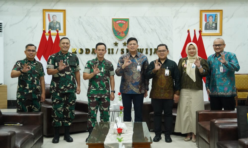 Perkuat Sinergi Membangun Wilayah, Pangdam II/Sriwijaya Terima Audiensi Bank BSI