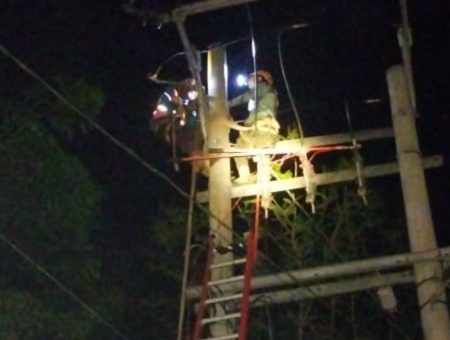 Jaringan di Penyulang Patimura Prabumulih Terganggu, PLN ULP Prabumulih Gerak Cepat