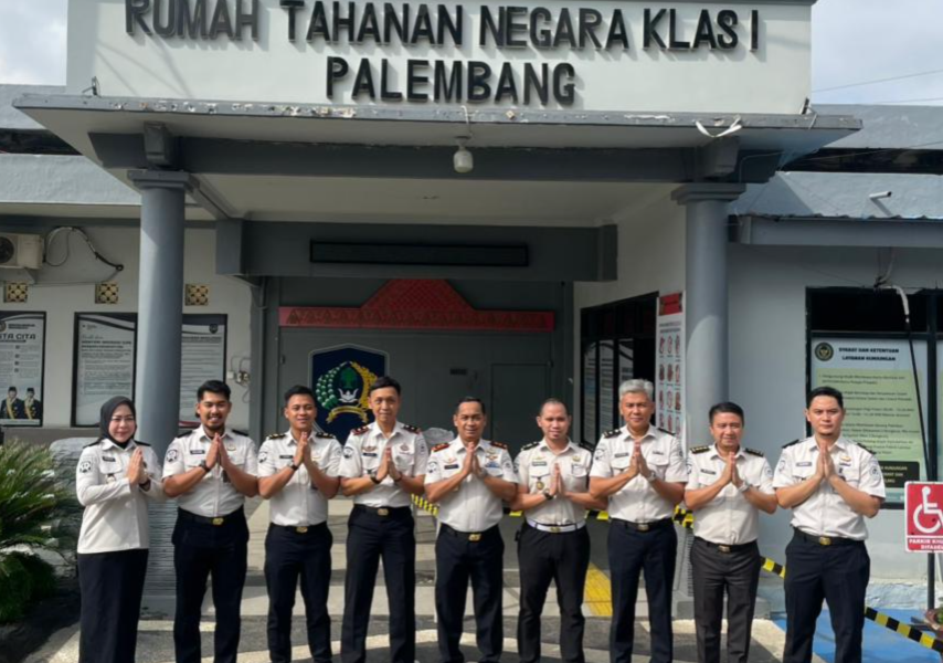 Ditinjau Kakanwil Ditjenpas, Rutan Palembang Pastikan Persiapan Kunjungan Idulfitri Berjalan Maksimal
