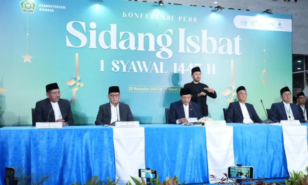 Resmi, Pemerintah Tetapkan 1 Syawal 1447 H pada Sabtu 21 Maret 2026