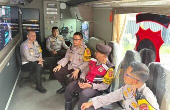 Mobile Command Center Polda Sumsel Kendalikan Titik Kritis Jalintim Banyuasin