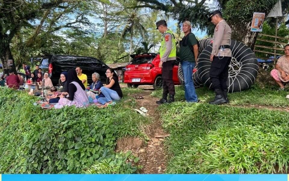 432 Personel Polda Sumsel Kawal Ketat 111 Titik Rekreasi di Banyuasin hingga Danau Ranau