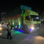 Amankan Jalur Lintas Palembang, 80 Truk Sumbu Tiga Dihentikan dalam Operasi KRYD