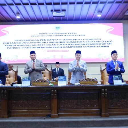 Sampaikan LKPJ 2025, Herman Deru Tekankan Tantangan dan Program Strategis Pembangunan Sumsel ke Depan Gubernur Herman Deru Sampaikan LKPJ 2025, Tekankan Tantangan dan Program Strategis Pembangunan Sumsel ke Depan