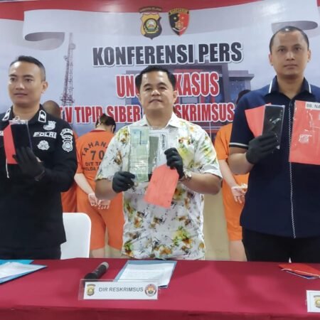 Dana BOS SMAN 2 Prabumulih Hampir Rp1 Miliar Dikuras Hacker, Polda Sumsel Tangkap Empat Tersangka