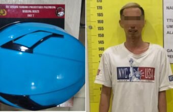 Polisi Gerebek Rumah Pengedar di Gandus Palembang, 10 Paket Sabu dan Pil Ekstasi Diselipkan di Helm
