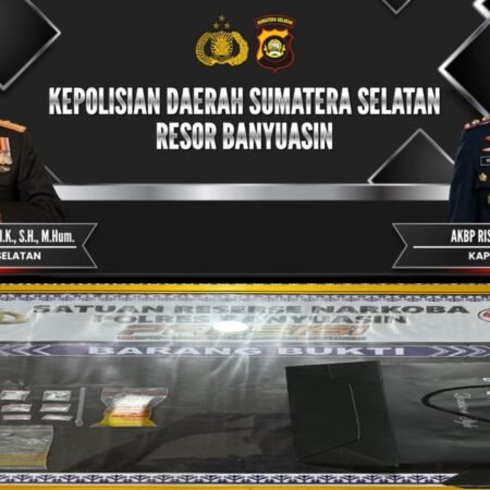Remaja 18 Tahun di Banyuasin Jadi Pengedar, Polisi Amankan 13 Paket Sabu Siap Edar di Kamar