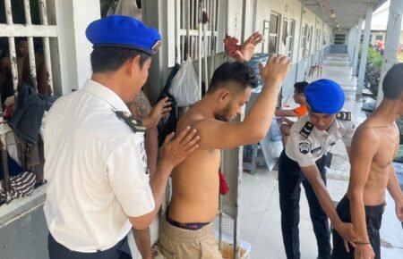 Ciptakan Kondisi Aman dan Kondusif, Rutan Palembang Razia Kamar Hunian Warga Binaan, Hasilnya?