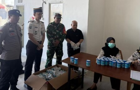 Wujudkan Lingkungan yang Bersih dari narkoba, Rutan Palembang Tes Urine Pegawai dan Warga Binaan