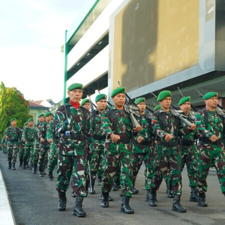 Tingkatkan Kedisiplinan Prajurit, Kodam II/Sriwijaya Gelar Upacara Bendera Mingguan