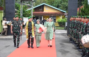 Kunjungan Perdana ke Lubuklinggau, Danrem 044/Gapo Bangun Semangat dan Kedekatan dengan Prajurit