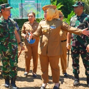 Tinjau Progres Pembangunan Yon TP 947/PA Musi Rawas, Pangdam II/Sriwijaya: Perkuat Pertahanan Wilayah