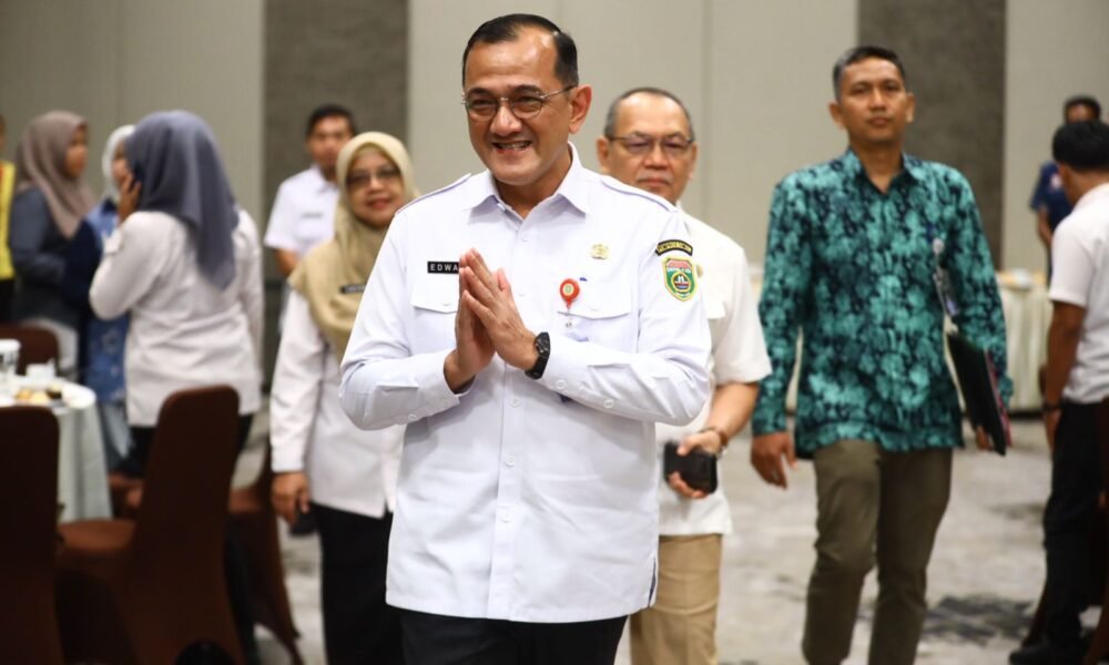 Sekda Sumsel Edward Candra, Buka Pelatihan Pengolahan Produk Turunan Mangrove dan Silvofishery