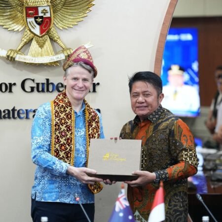Gubernur Herman Deru Perkuat Kemitraan Sumsel–Australia, Dorong Pengembangan Sanitasi dan Ekspor Kopi