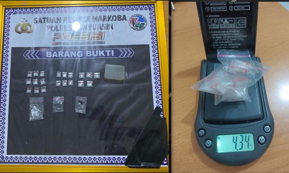 Polisi Tangkap Tangan Petani di Pulau Rimau, Amankan Sabu 20 Paket