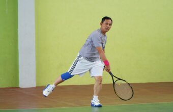 Jaga Stamina, Pangdam II Sriwijaya Olahraga Tenis Lapangan di Korem 044/Gapo