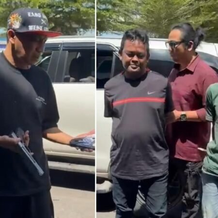 Temukan Senpi Rakitan dan Sajam dari 2 Pria saat Operasi Patroli Dini Hari di Kertapati Palembang
